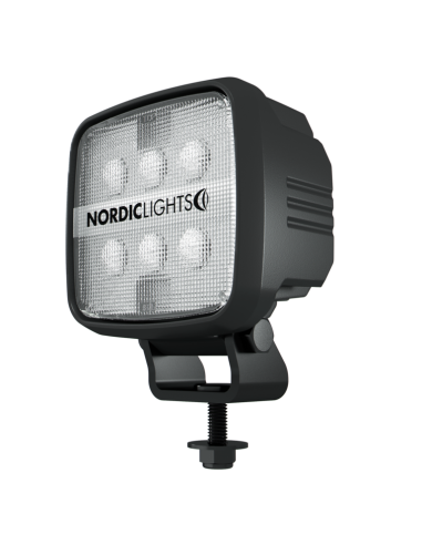 Lampa robocza Nordic Lights Scorpius Go 420 12-24V 28W WideFlood wbudowane złącze Deutsch